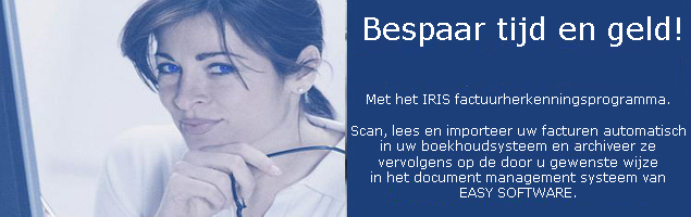 Spaar tijd en geld met IRIS en EASY Software
